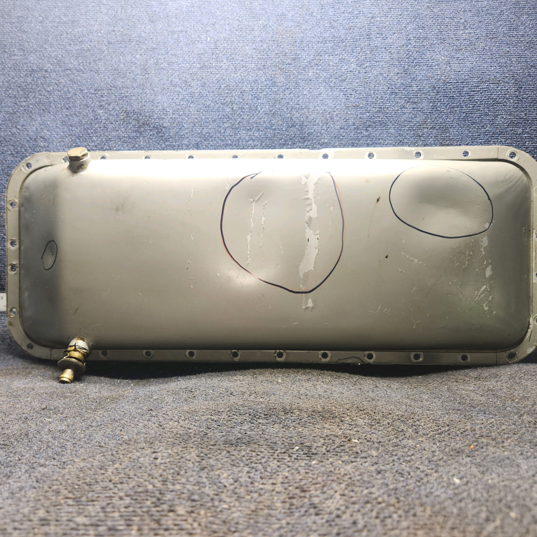 Used aircraft parts for sale, 539937 Continental O-470 Cessna 182G Sump Oil Assembly