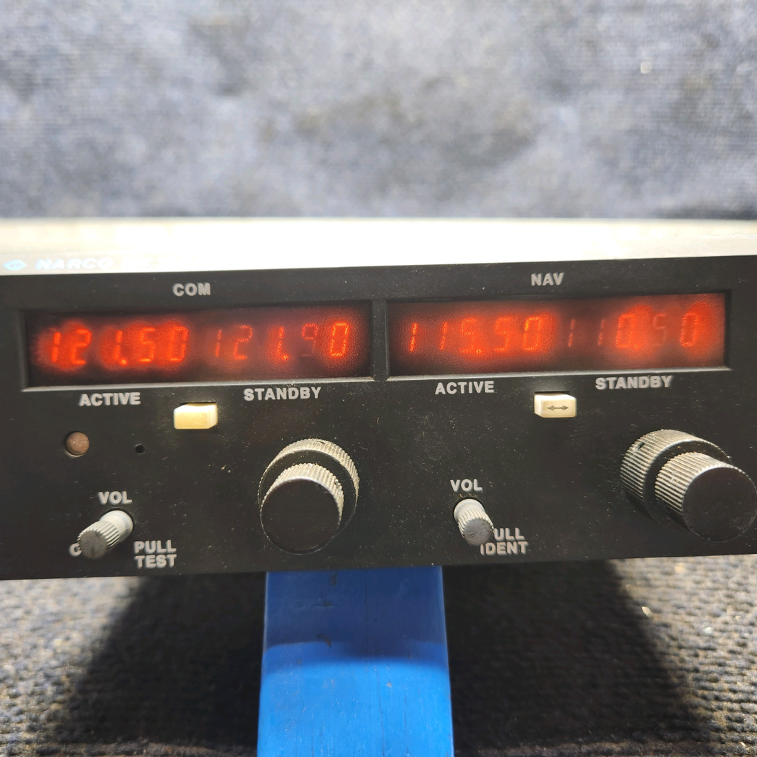 Used aircraft parts for sale, MK-12D TSO Narco Beechcraft 35-33 Nav-Com Unit 14V