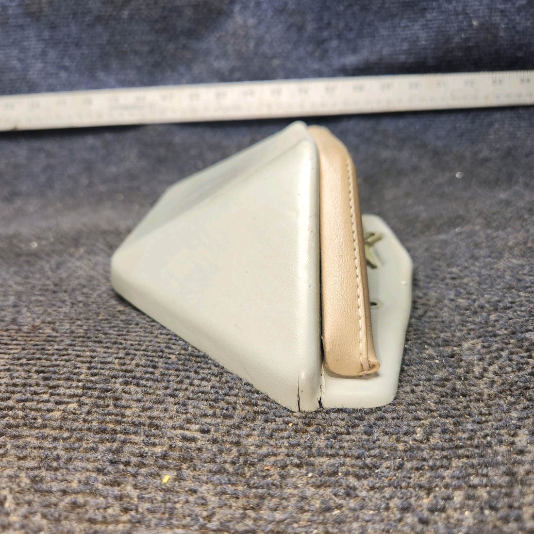 Used aircraft parts for sale, 33-534012-1, 33-534012-5, 35-534012-5 Beechcraft 35-33 Armrest Assembly – Gray/Beige