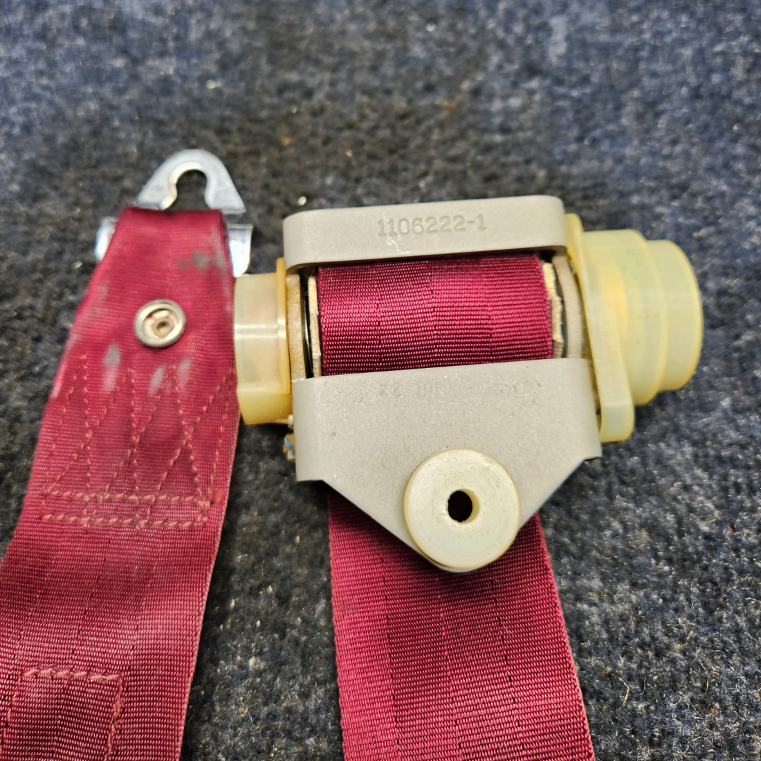 Used aircraft parts for sale, PS50039-4-16 Piper PA32RT-300 BELT SHOULDER FORWARD INERTIA REEL- INERTIA NO WORK PROPERLY-NEED OVERHAUL