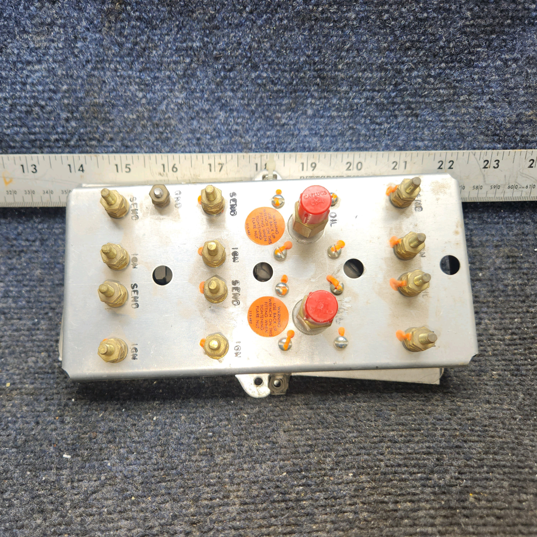 Used aircraft parts for sale, 39569-003 Rochester Gauges Piper PA34-220T Intrument Gauge Cluster (12V)