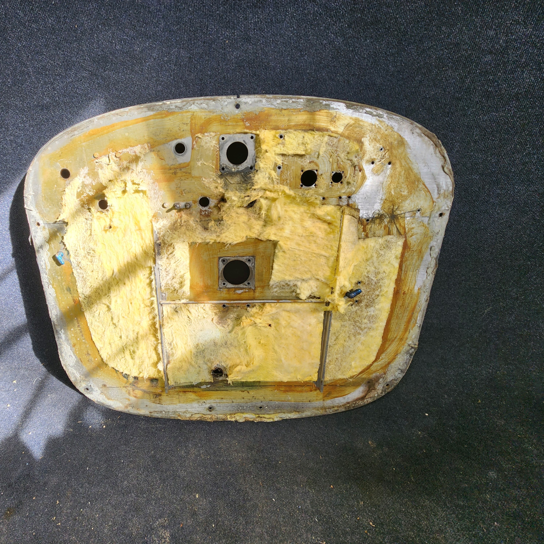 Used aircraft parts for sale, 169-400010-687 Beechcraft A23A Musketeer Custom III FIREWALL ASSEMBLY