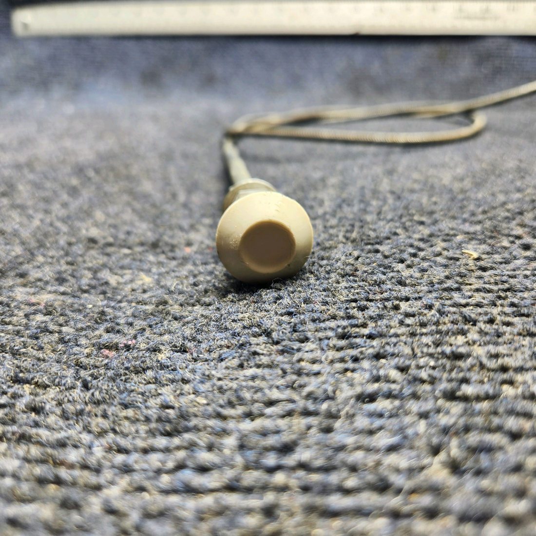 Used aircraft parts for sale, 169-380005-1 Beechcraft A23A Musketeer Custom III CABIN AIR CONTROL CABLE (LENGTH: 45-1/2”)