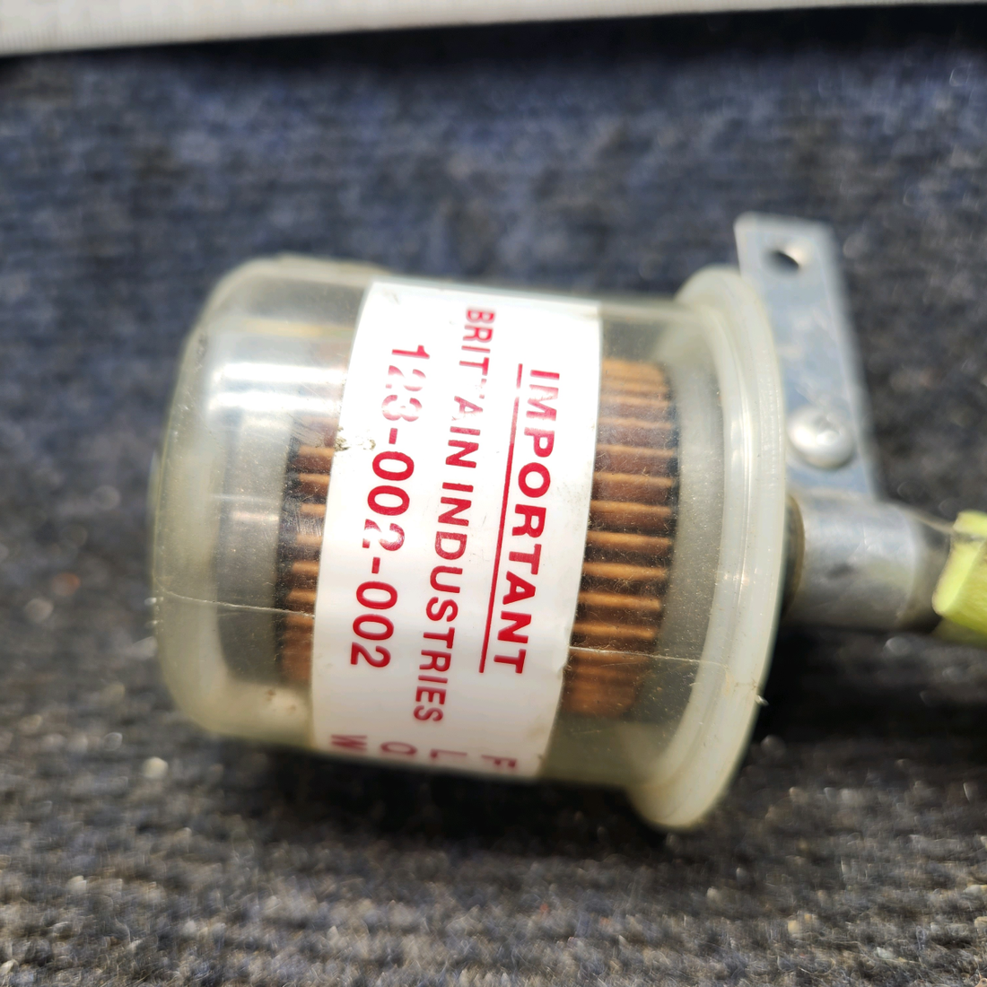 Used aircraft parts for sale, 123-002-002 Brian Industries Beechcraft 35-33 Turn Coordinator Air Filters