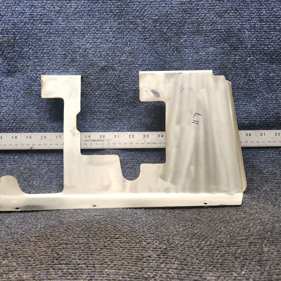 Used aircraft parts for sale, 0513057-1 Cessna 172E Rudder Bar Shield LH