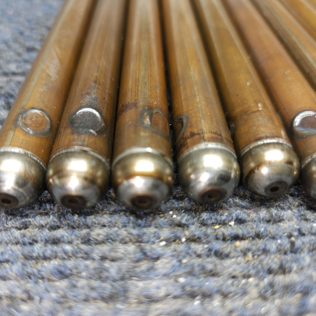 Used aircraft parts for sale, 537870 Continental O-300-D Cessna 172F Push Rod Tube - Set of 12