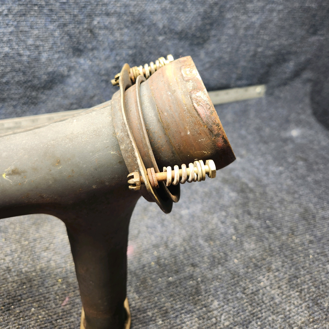 Used aircraft parts for sale, 35-95011 Beechcraft F33A EXHAUST STACK ASSEMBLY LH W/ PROBE HOLES