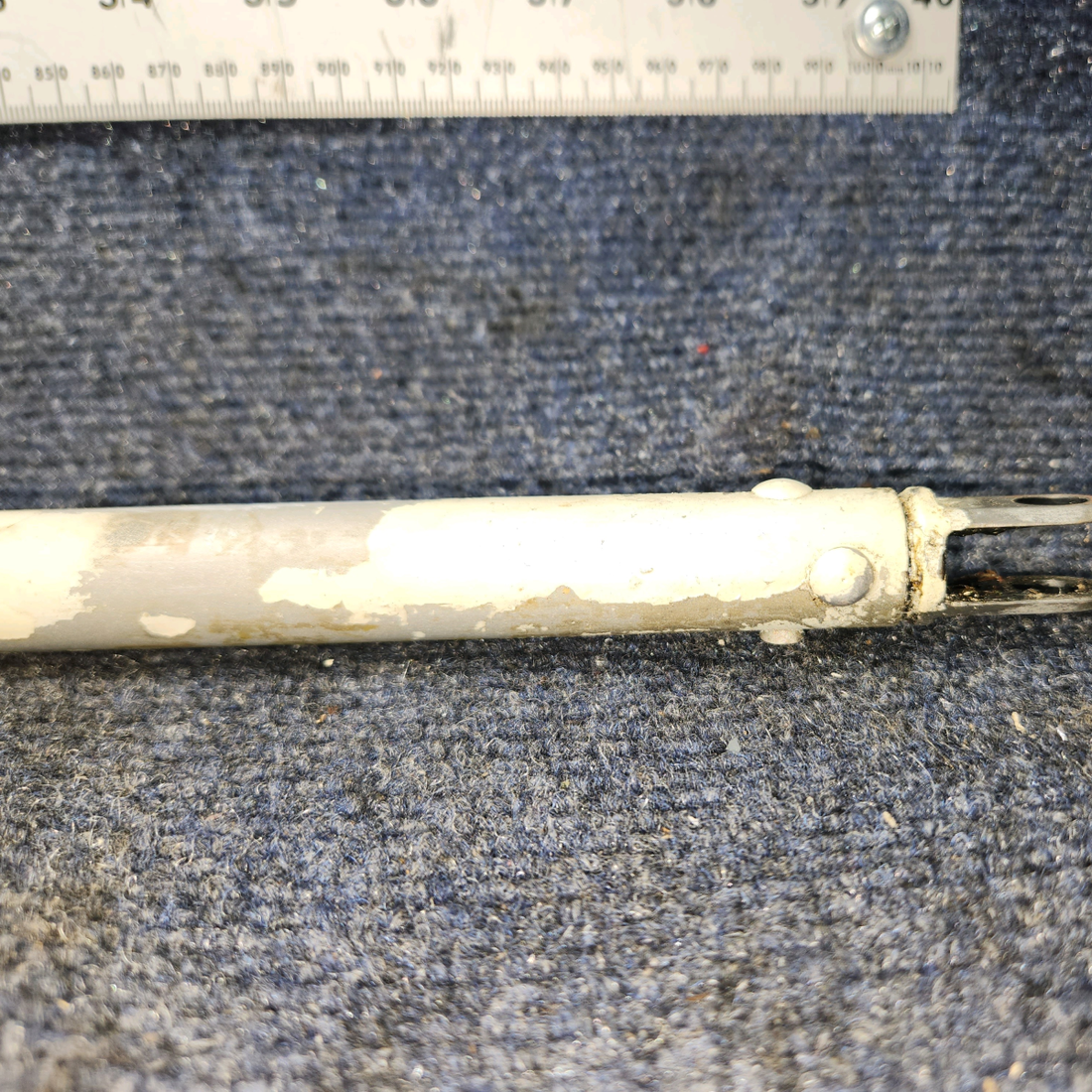 Used aircraft parts for sale, 35-825044-4 Beechcraft F35 Nose Gear Steering Rod Assembly Aft