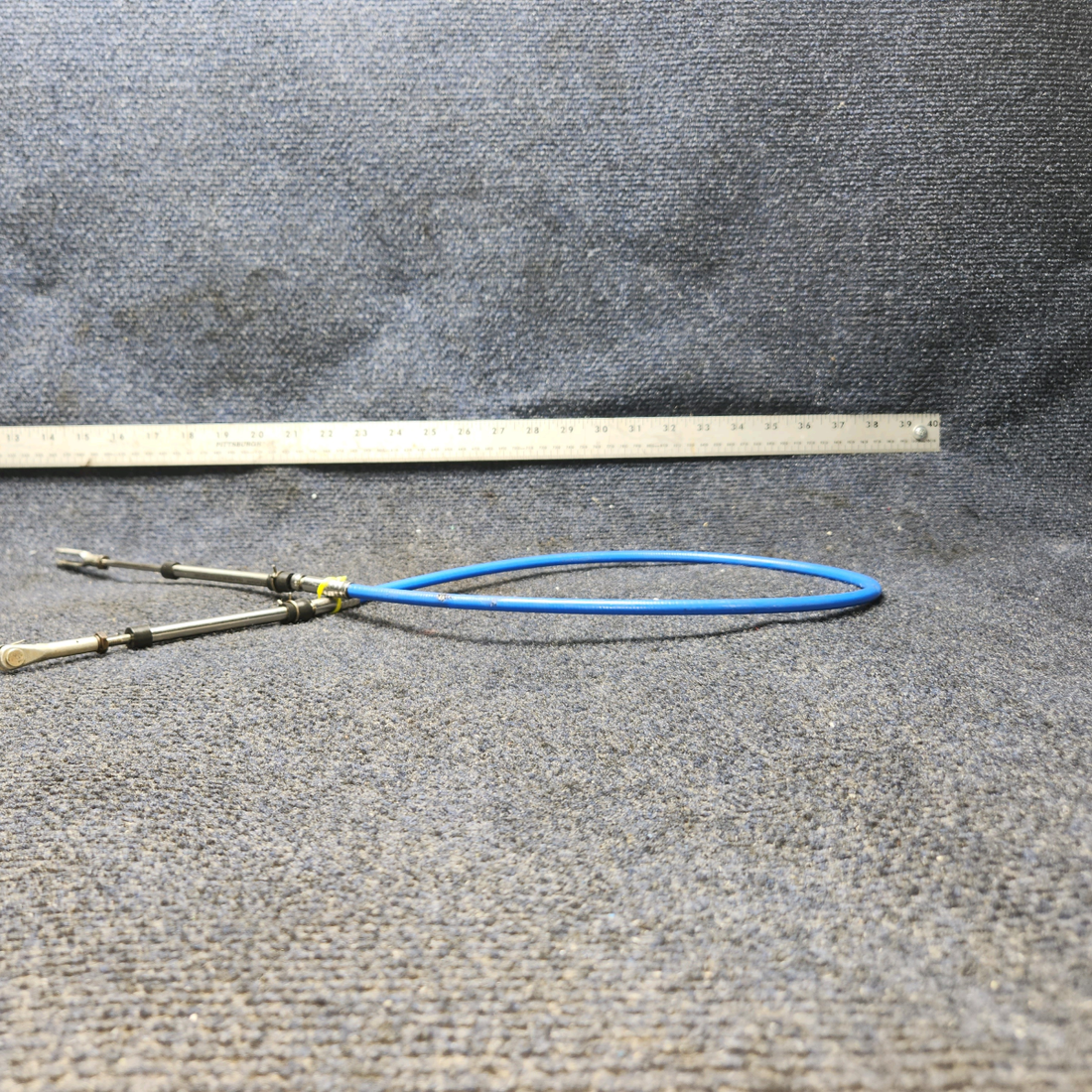 Used aircraft parts for sale, PS50146-13-4 Piper PA28-140 Mixture Control Cable Length: 44"