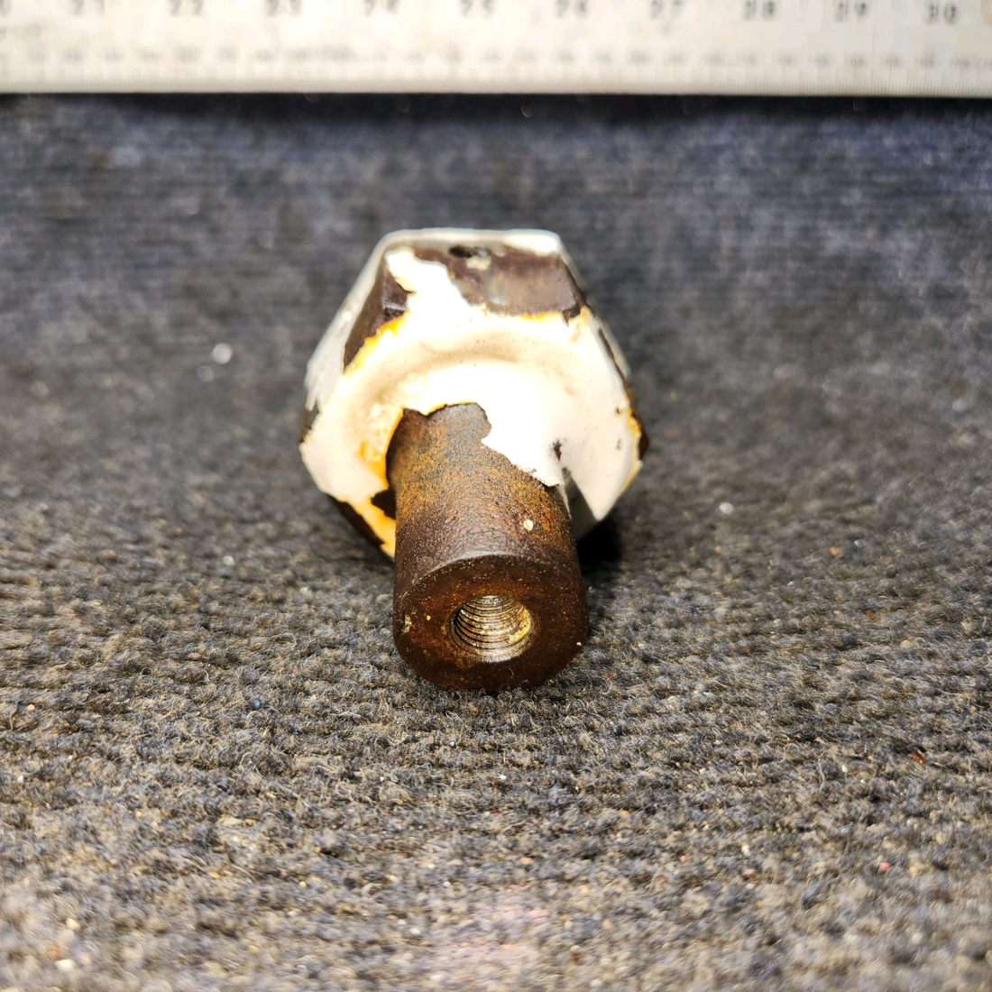 Used aircraft parts for sale, 0441130-2 Cessna 172E Main Gear Axle Fairing Nut (Steel)(Length: 2.375")