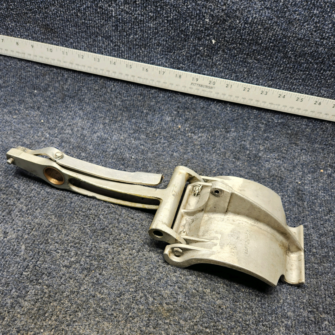 Used aircraft parts for sale, 35-524011 AND 35-524060-2 BEECHCRAFT F35 RUDDER PEDAL AND PEDAL ARM