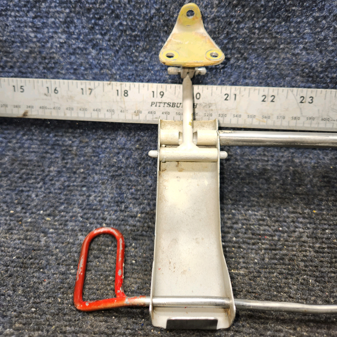 Used aircraft parts for sale, 35-415312-1 BEECHCRAFT F35 Cabin Window Handle Assembly with Pin, Support, and Linkages - LH