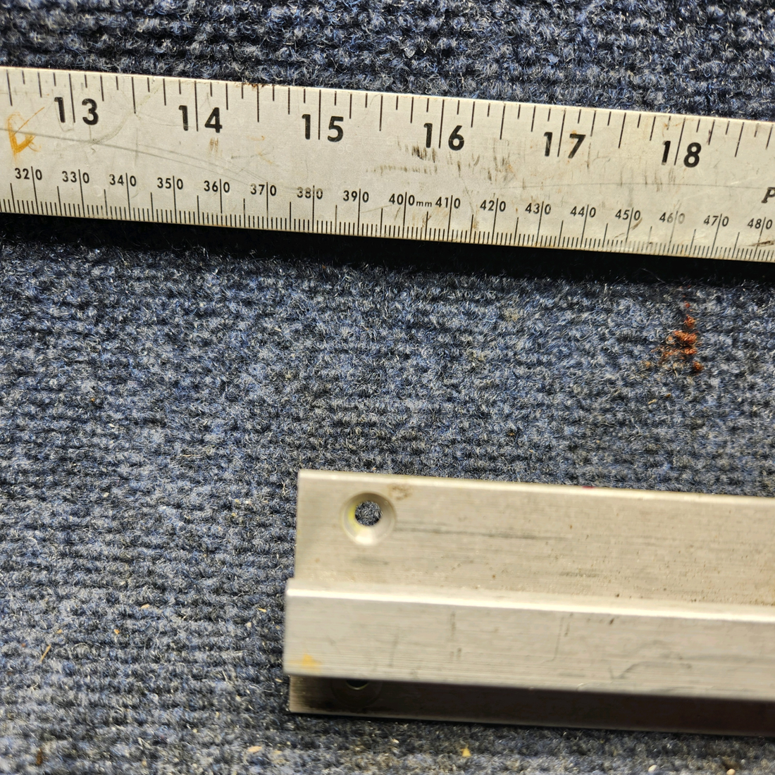 Used aircraft parts for sale, 33-534031-31 Beechcraft F33A SIDE SEAT TRACK / REAR INDBOARD OR OUTBOARD