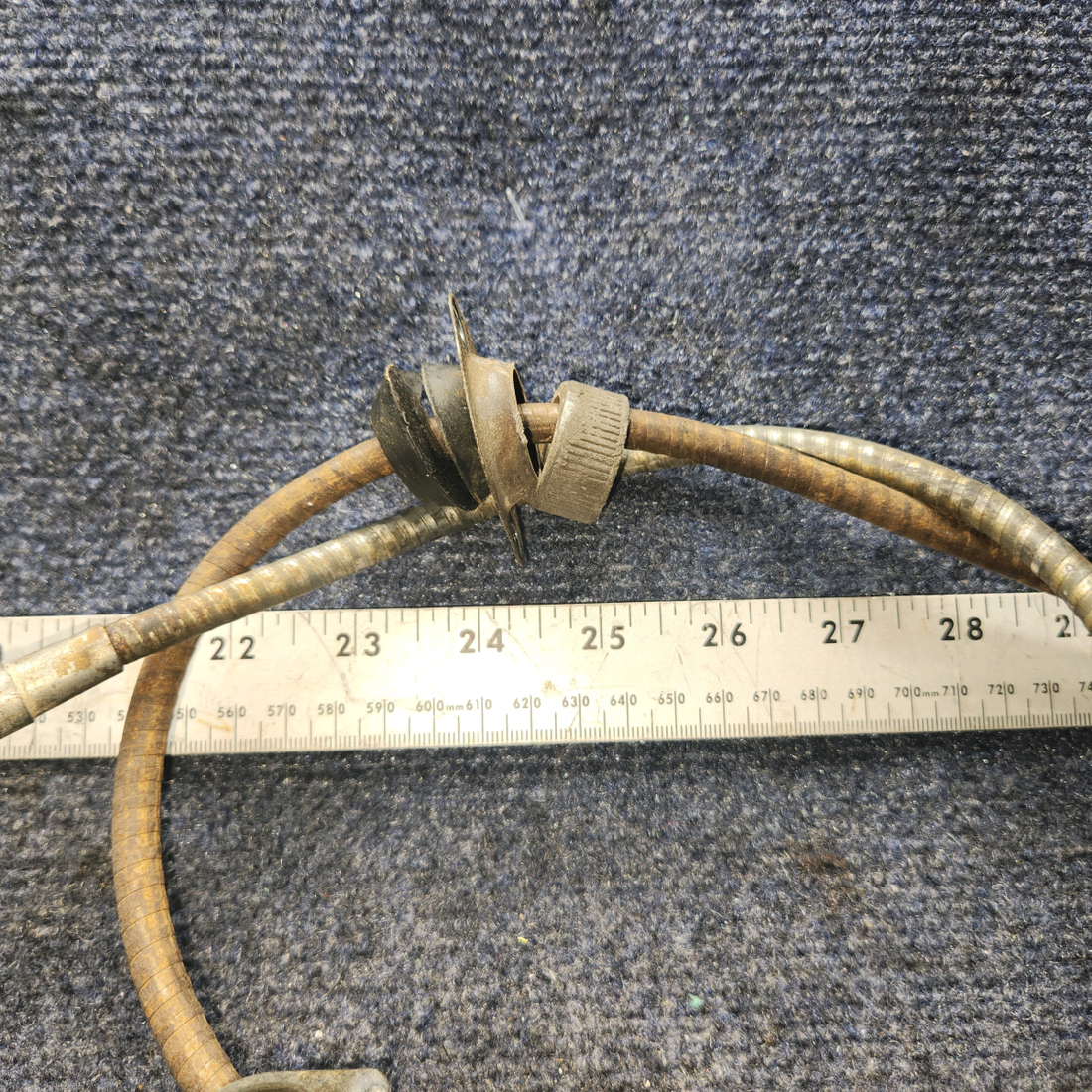 Used aircraft parts for sale, 486-570 Piper PA28-140 Tachometer Shaft Assy -  32 1/2”