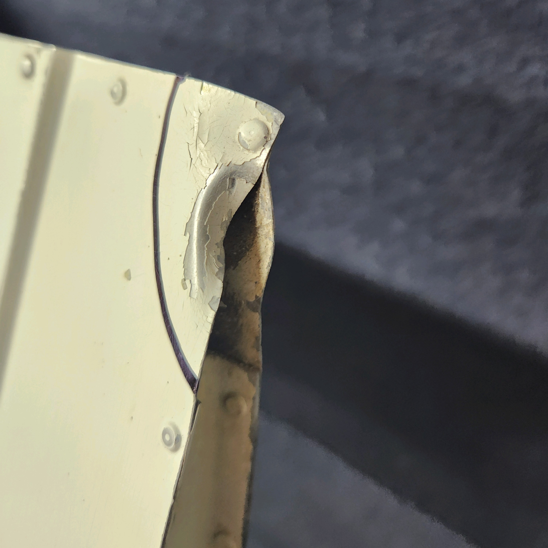 Used aircraft parts for sale, 169-130005-2 Beechcraft A23A Musketeer Custom III AILERON ASSEMBLY RH DAMAGE IN TRAILING EDGE_SEE PHOTOS