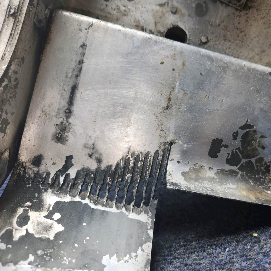 Used aircraft parts for sale, 67825-000 Piper PA28-140 Rear Baffle - LH