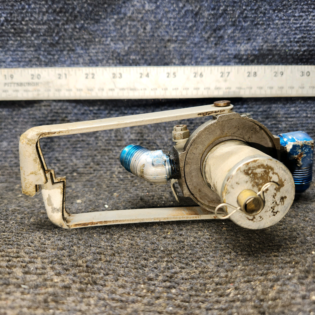 Used aircraft parts for sale, 0511199-33 Garwin 33-199 Cessna 172F Fuel Strainer - Gascolator Assembly