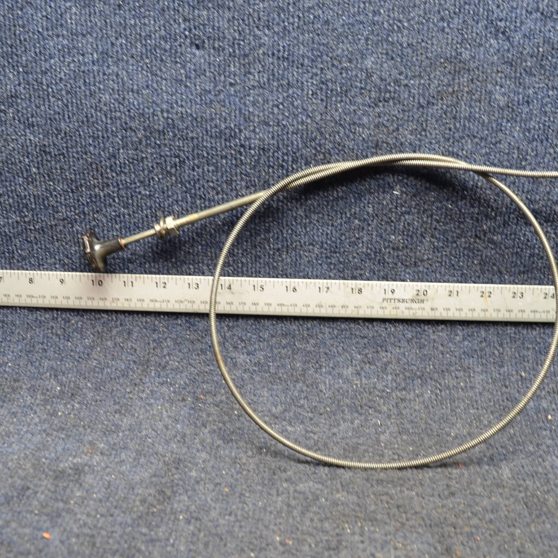 Used aircraft parts for sale, 0411090-28 Cessna C175 CESSNA CARBURATOR HEAT CONTROL CABLE