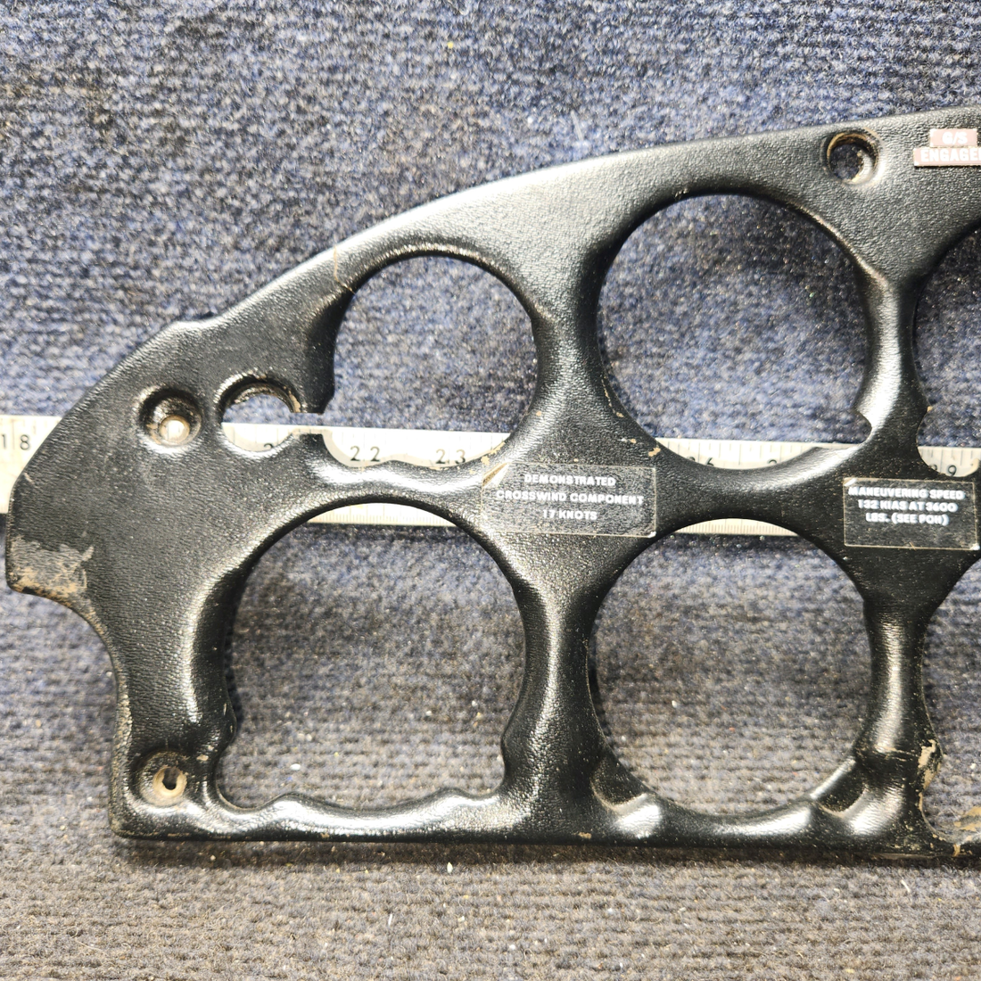 Used aircraft parts for sale, 69661-000 Piper PA32RT-300 Cover Instrument Panel , Upper Left