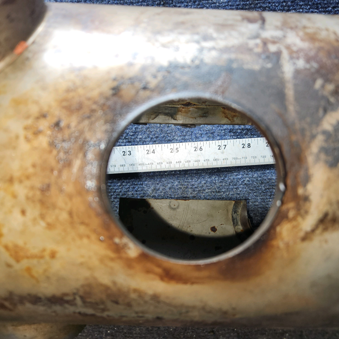 Used aircraft parts for sale, 0550176-37 Cessna 172F Shroud Assy Exhaust - LH