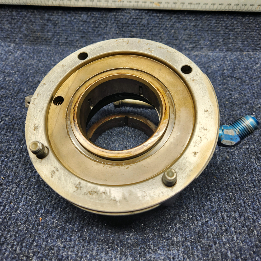 Used aircraft parts for sale, HC-A2V20-4A1 Hartzell BEECHCRAFT F35 HARTZELL TWO BLADE PROPELLER W/ ADAPTER KIT & LOGS (PROP STRUCK)