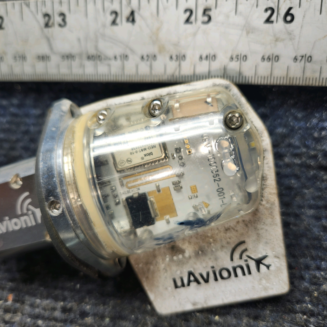 Used aircraft parts for sale, UAV-1002183-001 UAvionix Cessna 172 LED ADS-B Out Tailcone Light Assembly