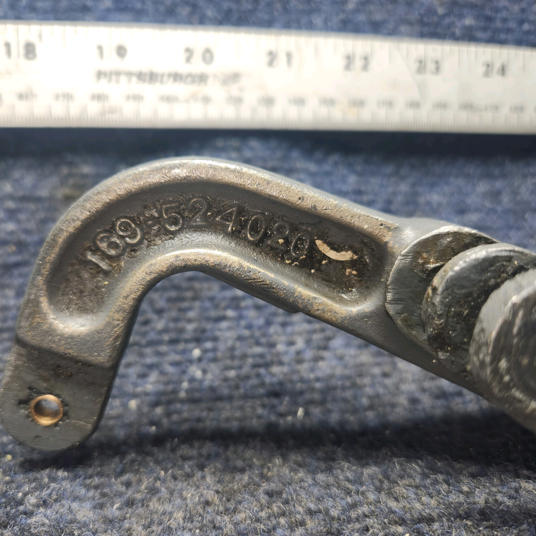 Used aircraft parts for sale, 169-524020-1 Beechcraft A23A Musketeer Custom III ARM AILERON CONTROL