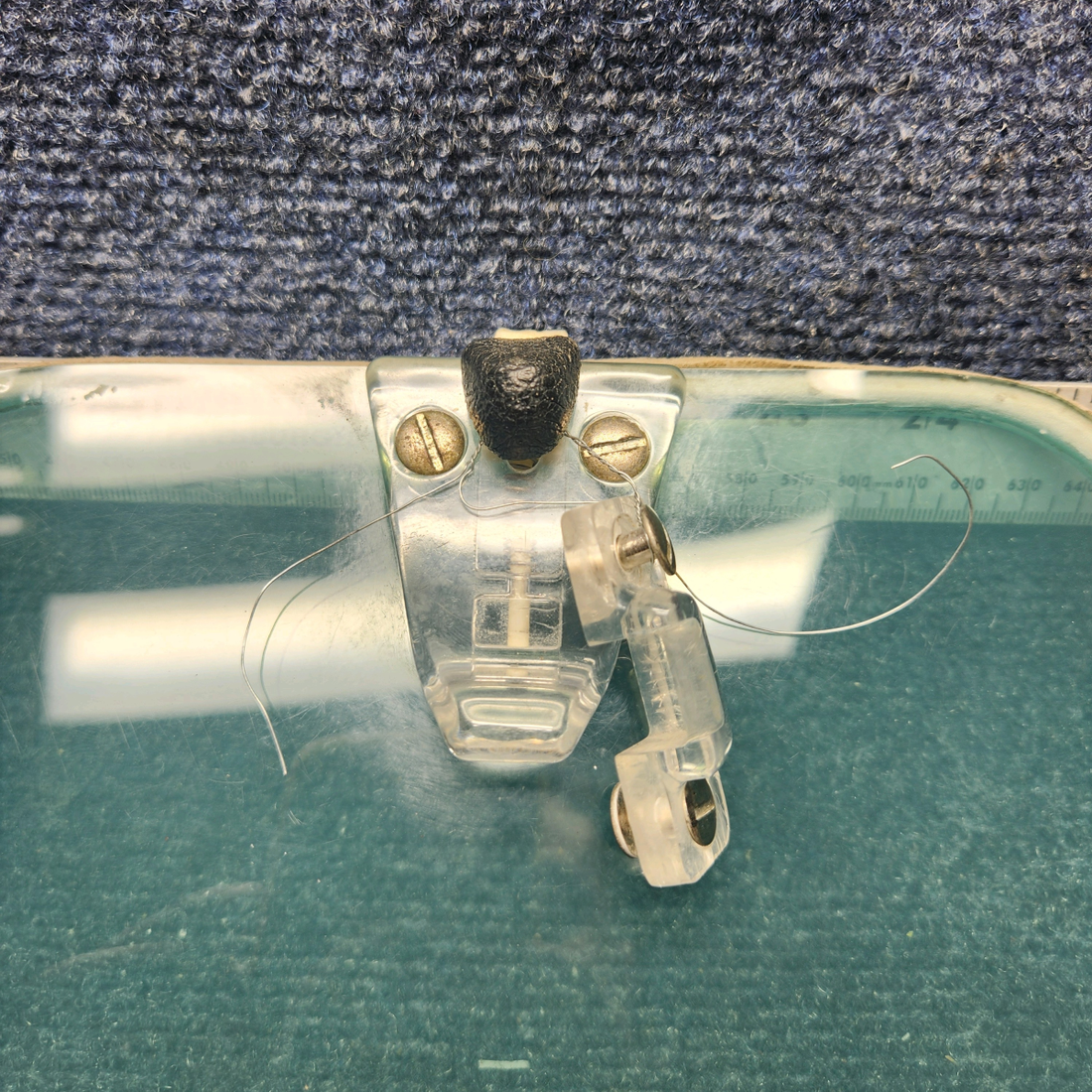 Used aircraft parts for sale, 002-430052-3 Beechcraft F33A STORM WINDOW ASSY LH W/ HINGES & STRIKER