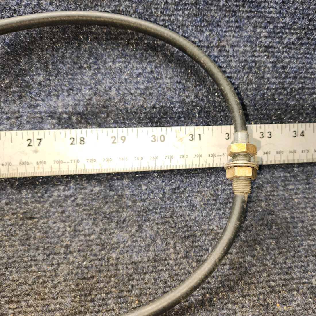 Used aircraft parts for sale, 253-001-1 Mooney M20C Throttle Control Cable (41 1/2")