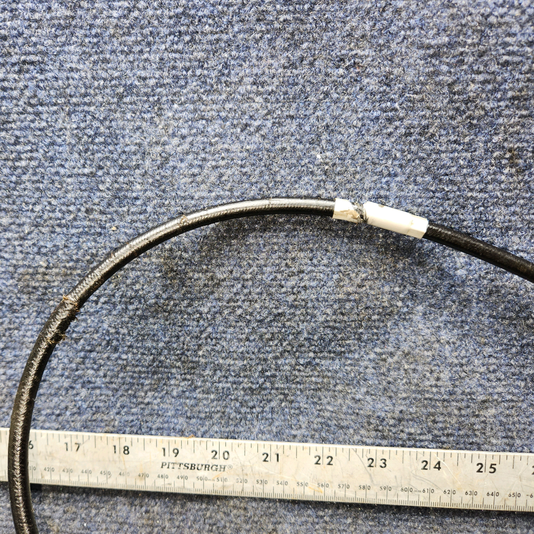 Used aircraft parts for sale, S1222-2 Cessna 172E Throttle Cable Assembly 47"