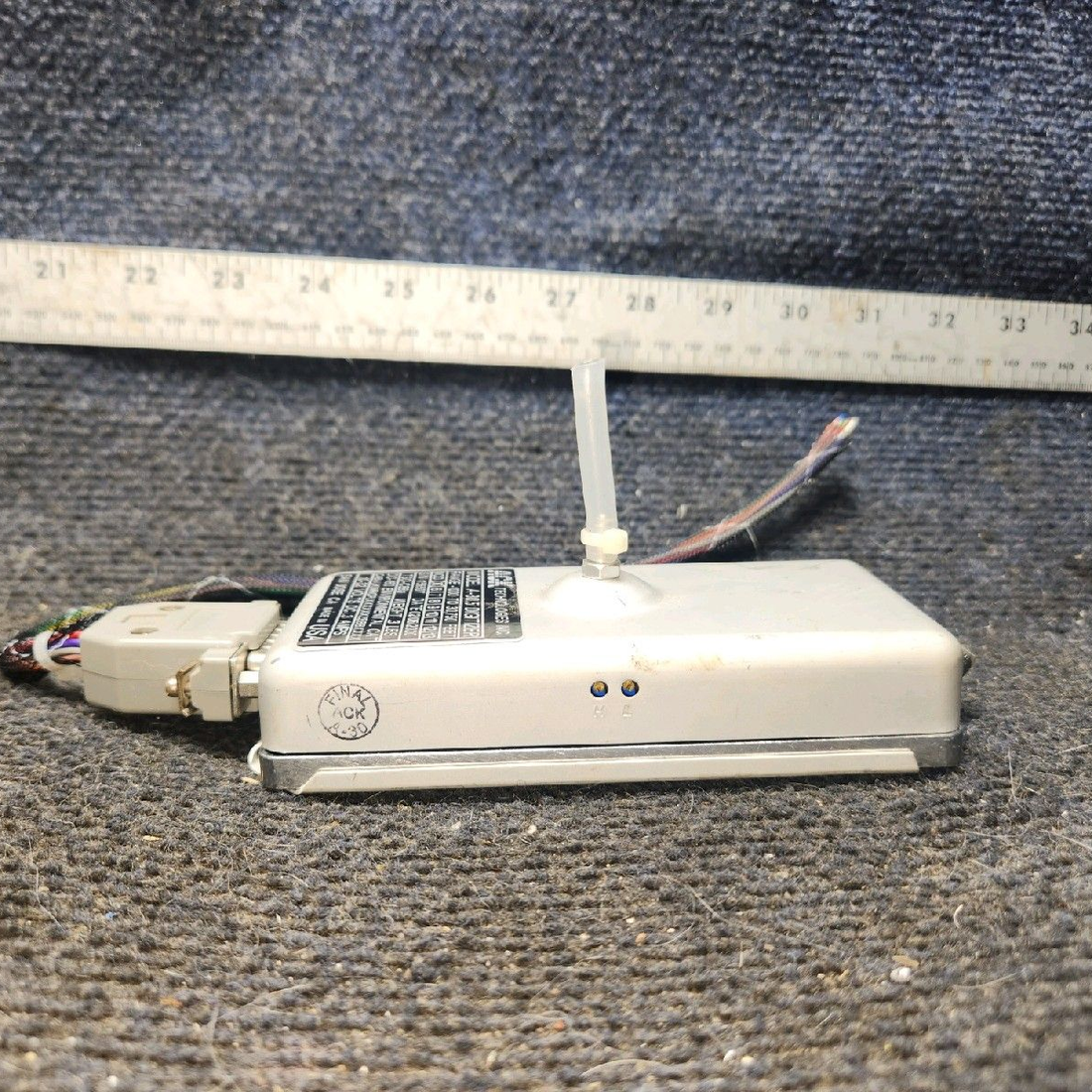 Used aircraft parts for sale, A-30.5 ACK piper PA-28-181 Altitude Encoder with Tray (10-32V)
