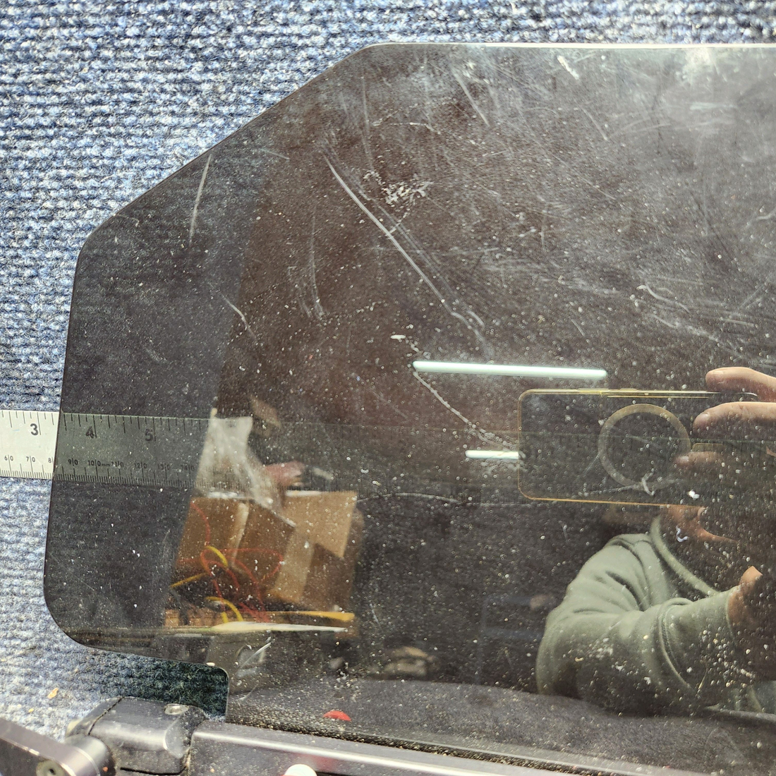 Used aircraft parts for sale, RCS-300-1 Rosen Sunvisor Cessna 182G Sun Visor set - LH & RH