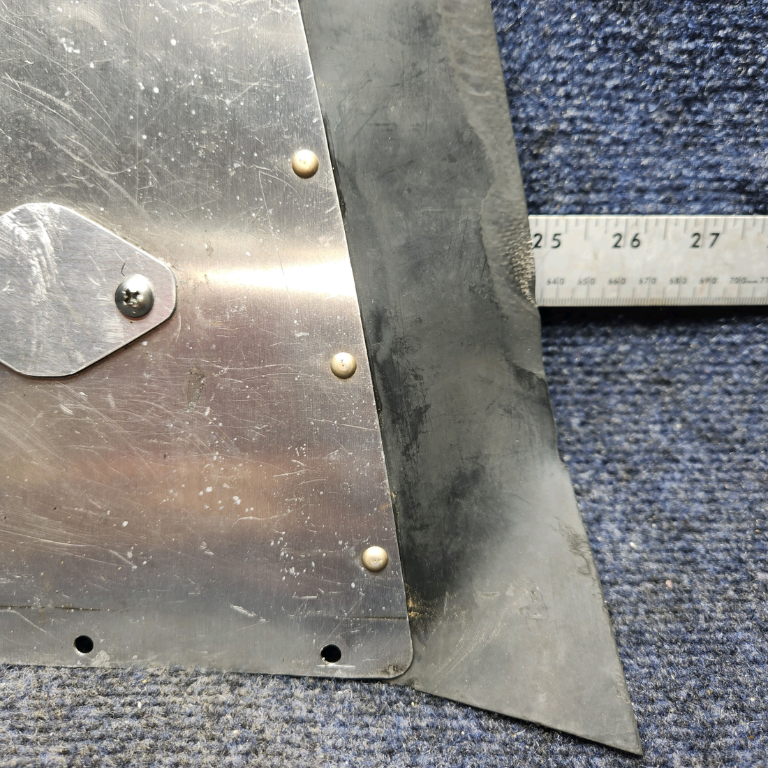 Used aircraft parts for sale, 0555202-1 CESSNA 172K BAFFLE ASSEMBLY #4 CYLINDER