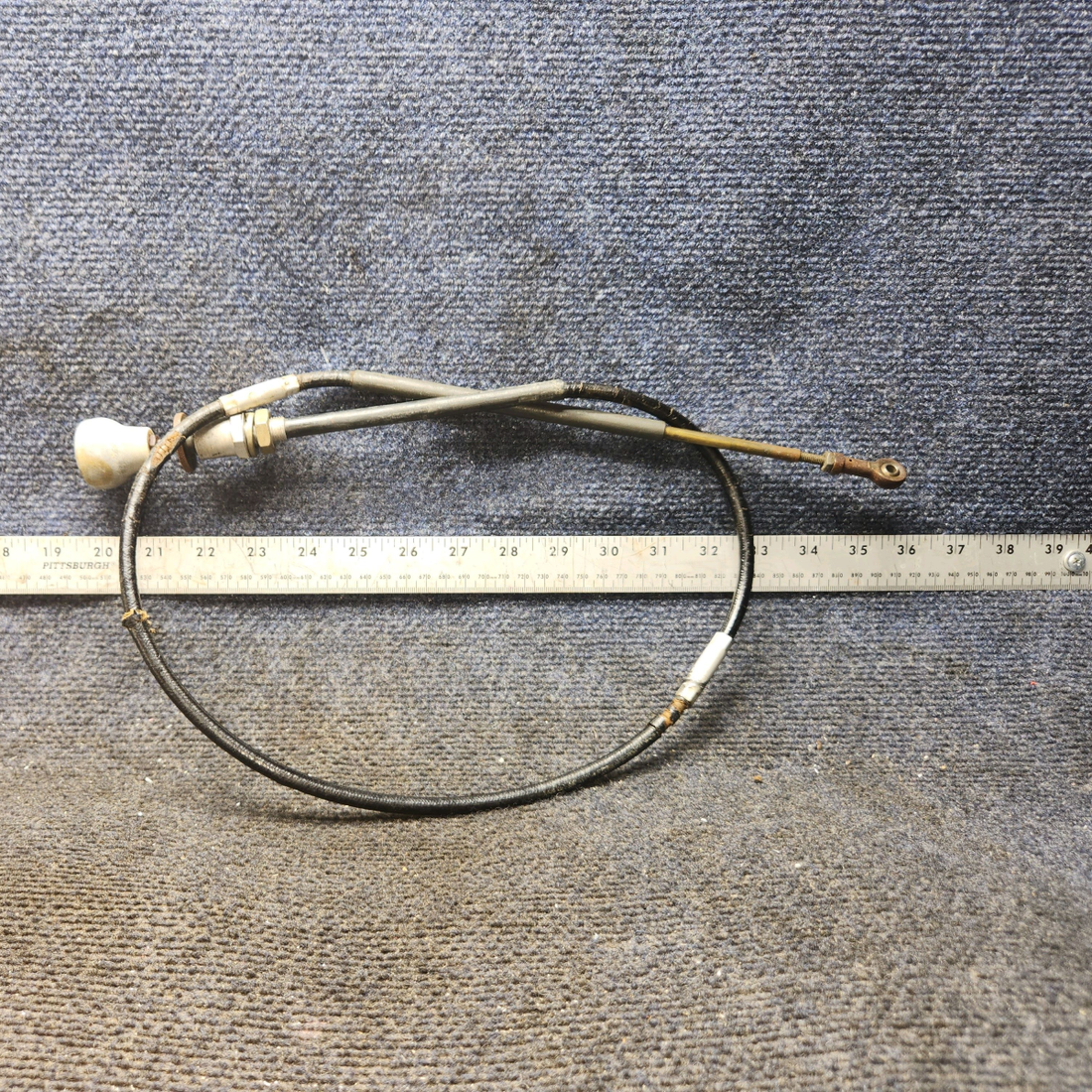 Used aircraft parts for sale, S1222-2 Cessna 172F Control Cable Assembly Throttle (Length: 45.5")