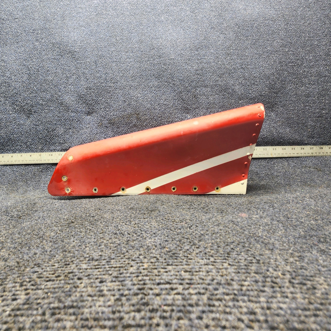 Used aircraft parts for sale, 169-640000-89 Beechcraft A24R Rudder Tip Assembly Metal
