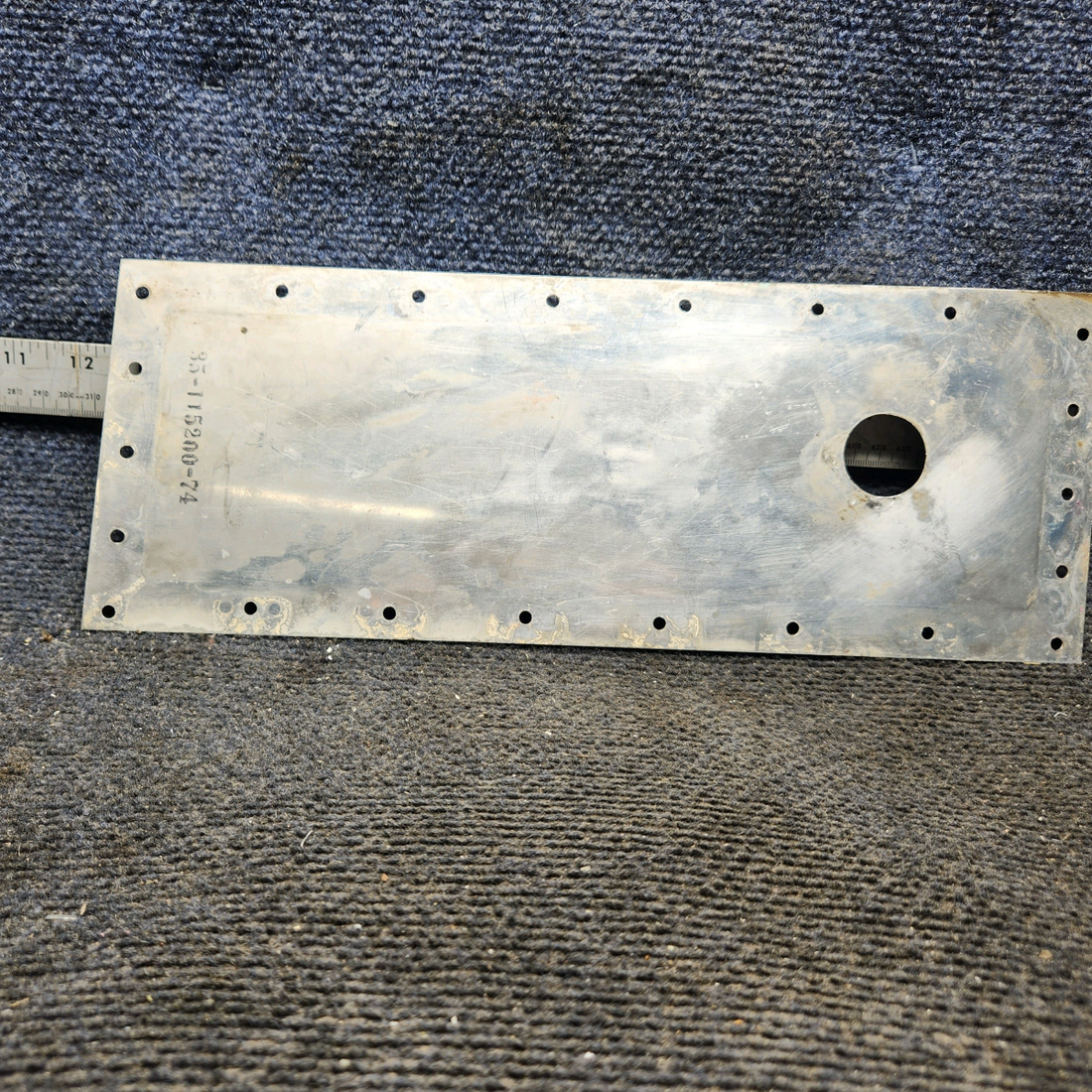 Used aircraft parts for sale, 35-115200-74 Beechcraft 35-33 Wing Access Cover Panel