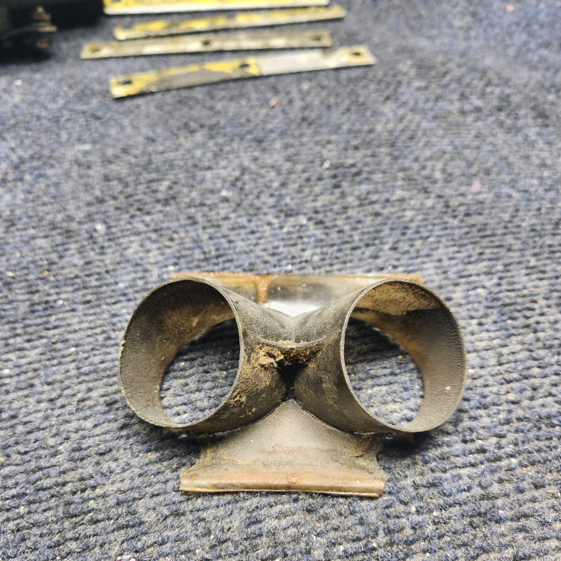 Used aircraft parts for sale, 169-910027-27 Beechcraft A23A Musketeer Custom III CABIN HEAT VALVE WELD ASSEMBLY