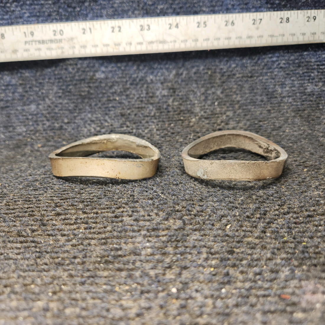 Used aircraft parts for sale, 0550176-22 Cessna 172E Exhaust Shroud Seal Set