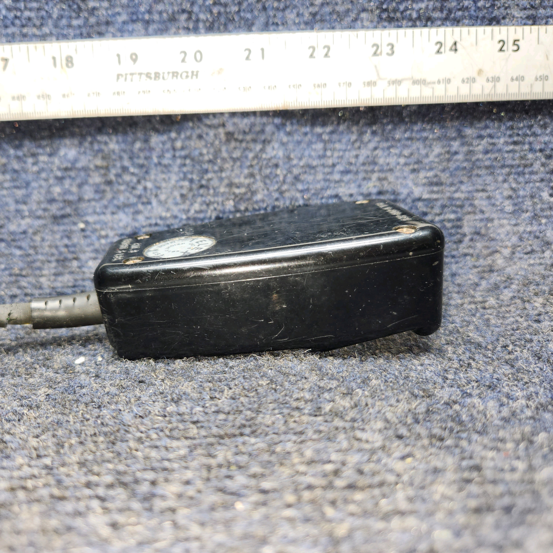 Used aircraft parts for sale, TEL-66T Beechcraft A24R Telex Handheld Microphone "SEE PHOTOS"