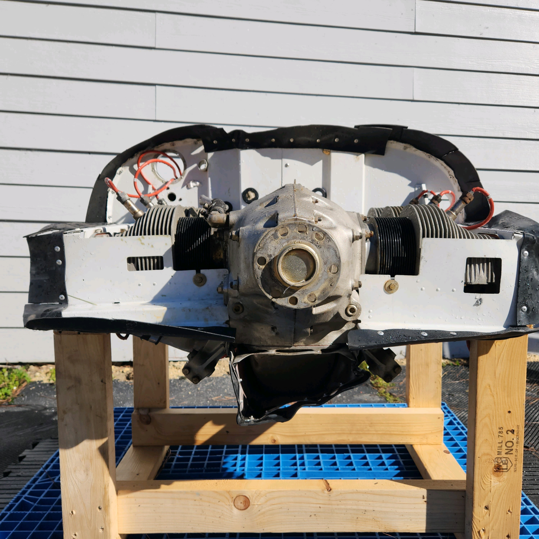 Used aircraft parts for sale, O-300-D Continental O-300-D Cessna 172E Aircraft Engine (Prop-Strike) 285OH