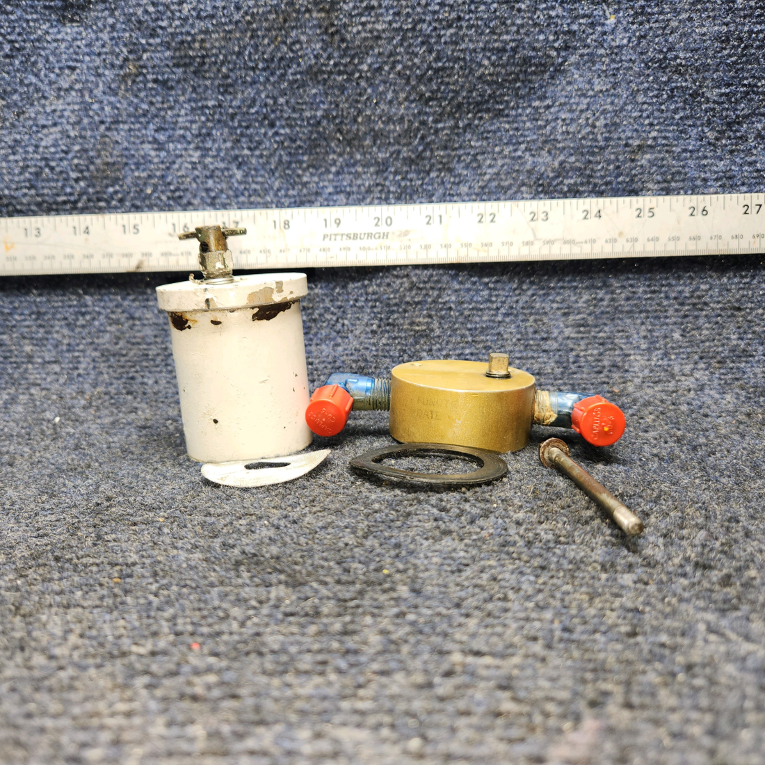 Used aircraft parts for sale, 5059-3 Beechcraft A24R Fuel Strainer Assembly