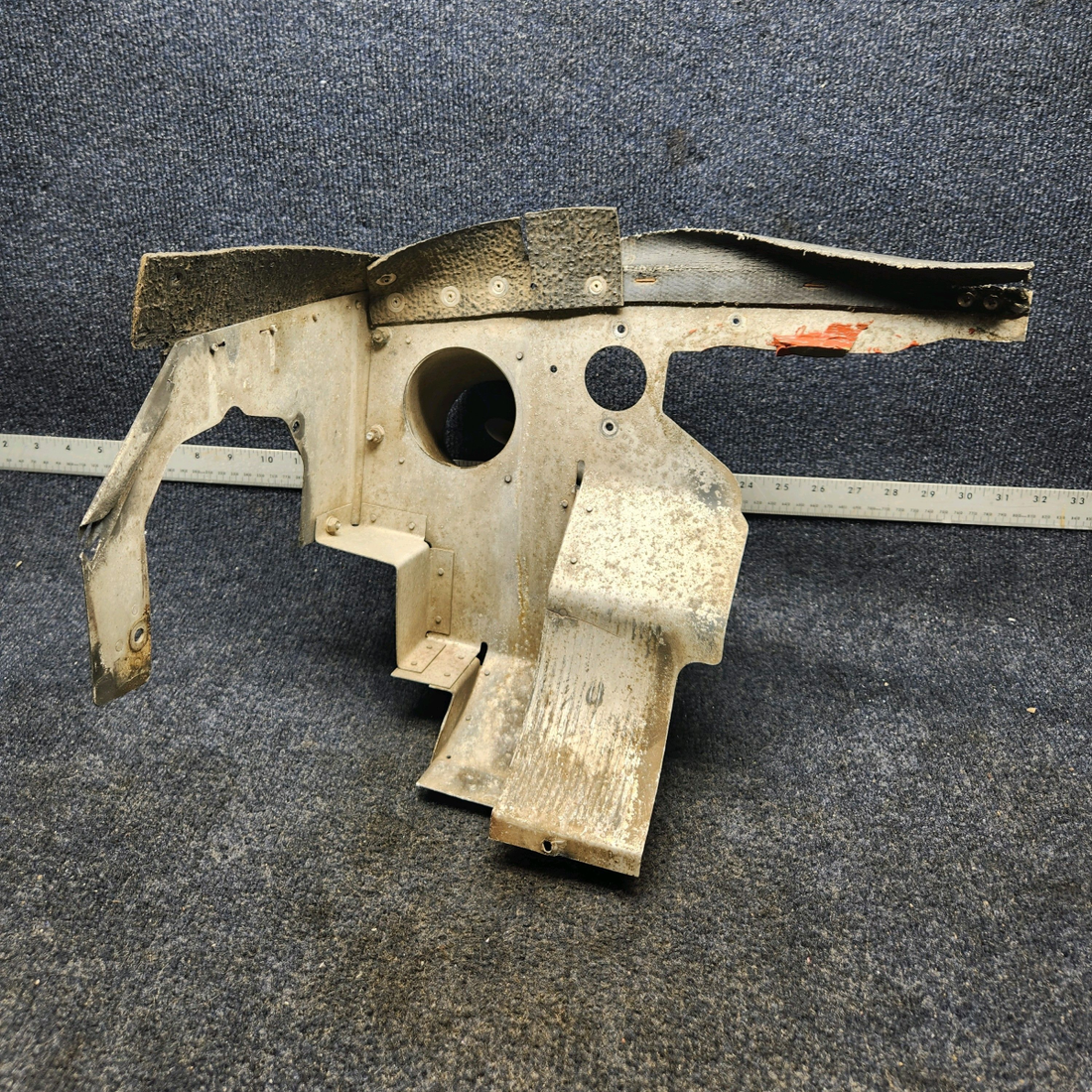 Used aircraft parts for sale, 63616-009 PIPER PA28-140 ENGINE BAFFLE RH REAR