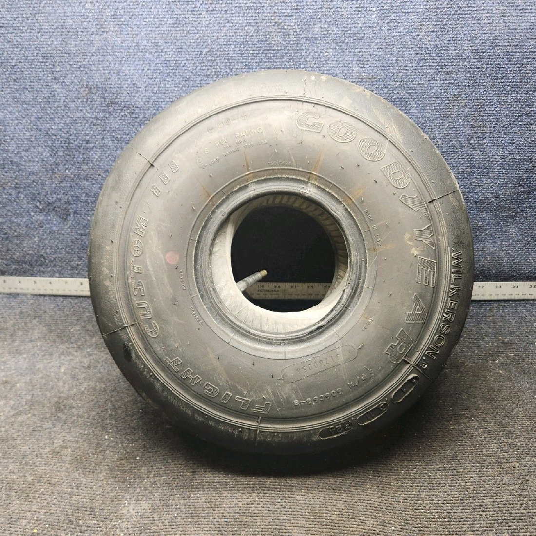 Used aircraft parts for sale, 606C66-8, 451-735 Goodyear Flight Custom III piper PA-28-181 6.00-6 6-Ply Tire w/ Tube