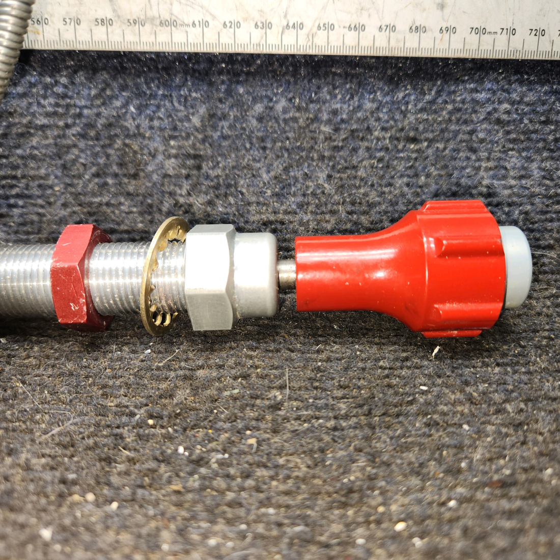 Used aircraft parts for sale, MC600-72 McFarlane cessna 172N Fine Adjust Mixture Control Cable – 36.25 in