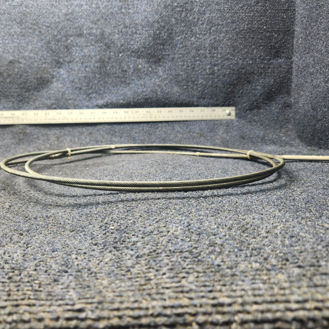Used aircraft parts for sale, 50‑389010‑19 BEECHCRAFT 95-55B Mixture Control Push/Pull Cable Assembly - LH 128"