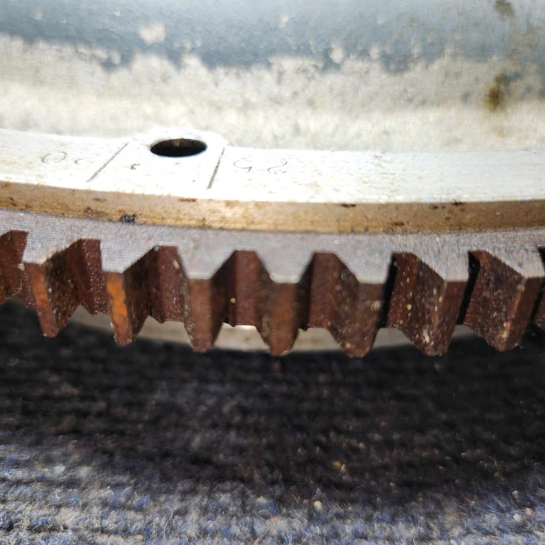 Used aircraft parts for sale, LW-13675 Lycoming Starter Ring Gear Support Assembly