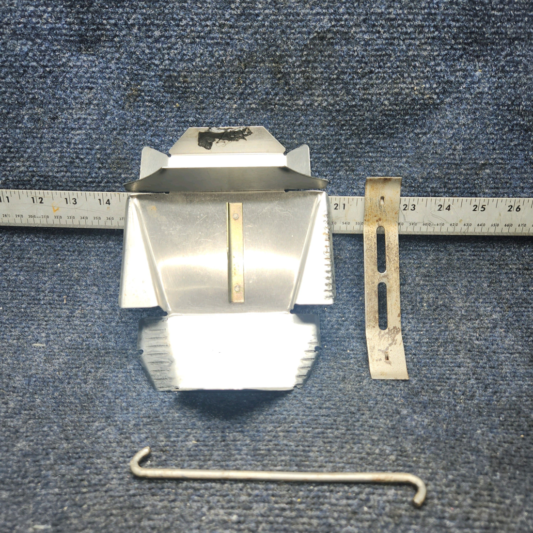 Used aircraft parts for sale, 72152 / 71611 / 71610 Lycoming O-540 PIPER PA-24-250 Intercylinder Baffele with retainer  & Hook