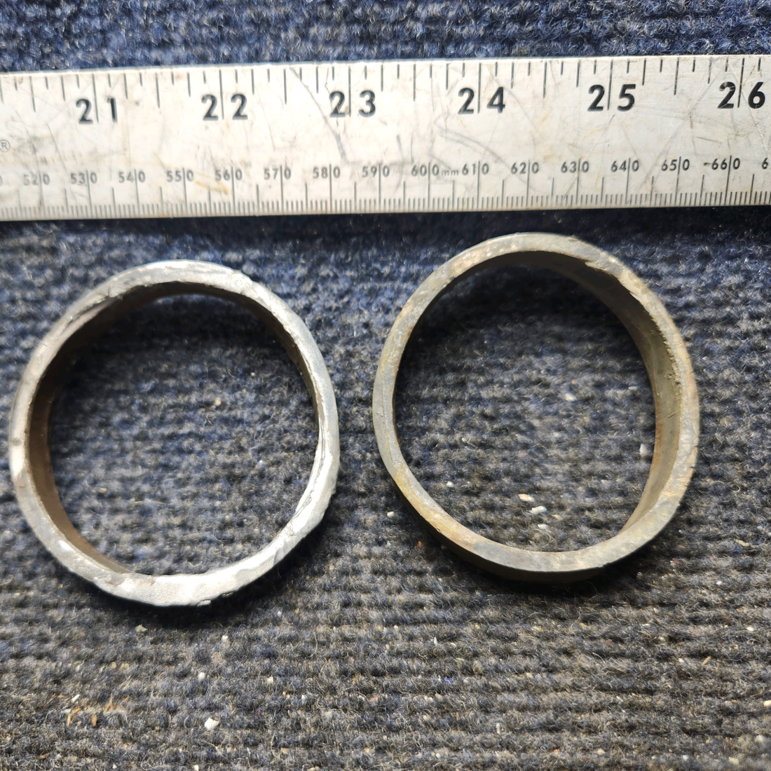 Used aircraft parts for sale, 0550176-22 Cessna 172E Exhaust Shroud Seal Set