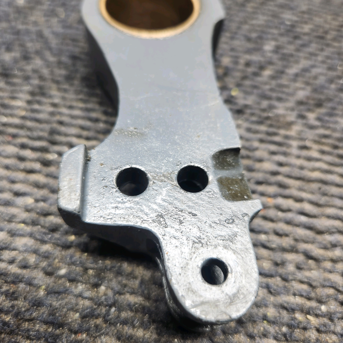 Used aircraft parts for sale, 35-524367-2 Beechcraft 35-33 Co-Pilot Rudder Pedal Arm Assy - LH