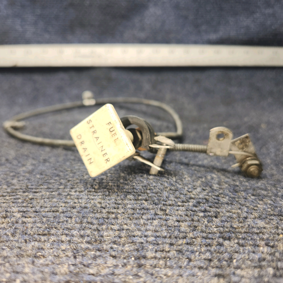 Used aircraft parts for sale, S1517-2 Cessna 182P Fuel Strainer Control Cable 31"